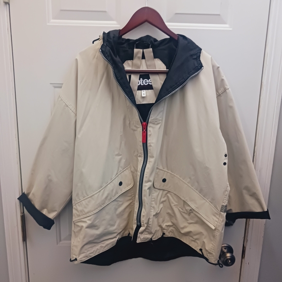 Beige and Black Men's Jacket - Picture 1 of 14